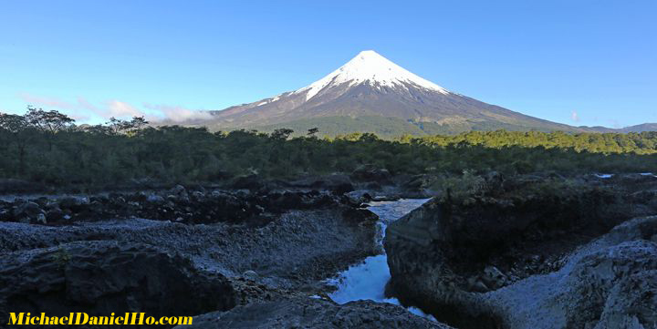 photo of orsono volcano, chile